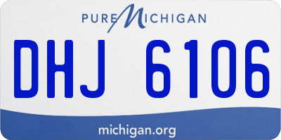 MI license plate DHJ6106