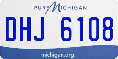 MI license plate DHJ6108