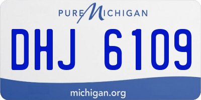 MI license plate DHJ6109