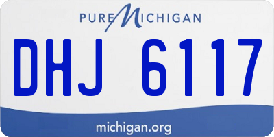 MI license plate DHJ6117