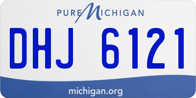 MI license plate DHJ6121