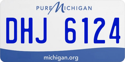 MI license plate DHJ6124
