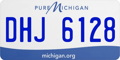 MI license plate DHJ6128