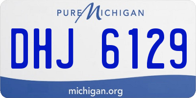 MI license plate DHJ6129