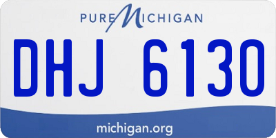 MI license plate DHJ6130