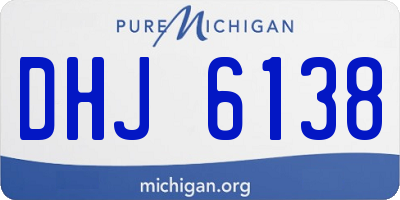 MI license plate DHJ6138