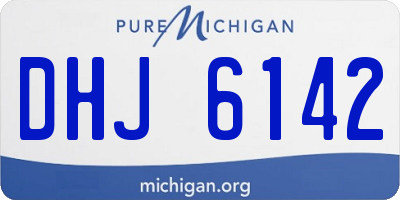 MI license plate DHJ6142