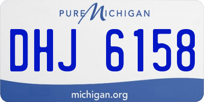 MI license plate DHJ6158