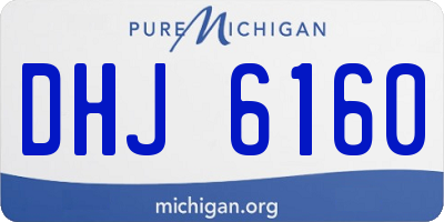 MI license plate DHJ6160