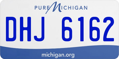 MI license plate DHJ6162