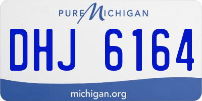 MI license plate DHJ6164