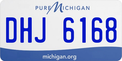 MI license plate DHJ6168