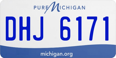 MI license plate DHJ6171