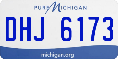 MI license plate DHJ6173