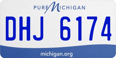 MI license plate DHJ6174