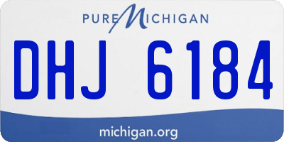 MI license plate DHJ6184
