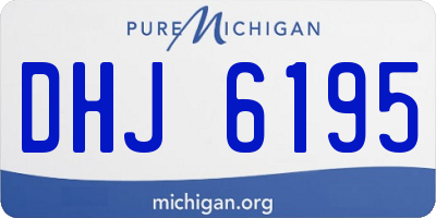 MI license plate DHJ6195