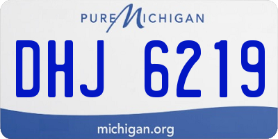 MI license plate DHJ6219