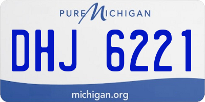 MI license plate DHJ6221