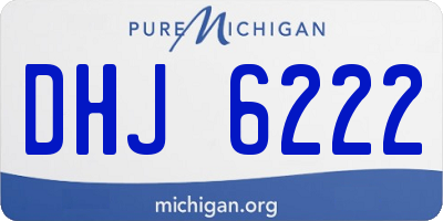 MI license plate DHJ6222