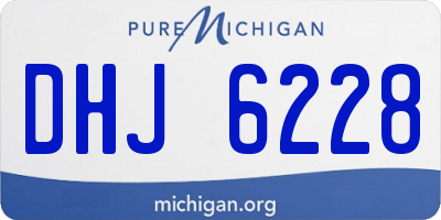MI license plate DHJ6228
