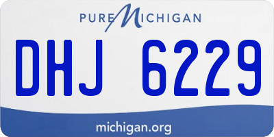 MI license plate DHJ6229