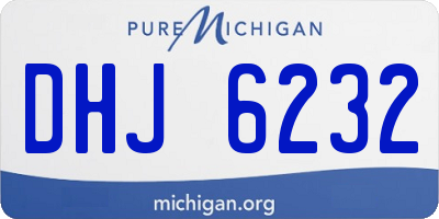MI license plate DHJ6232