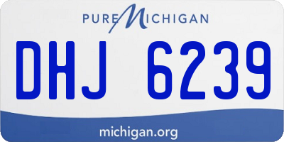MI license plate DHJ6239