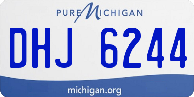 MI license plate DHJ6244