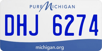 MI license plate DHJ6274