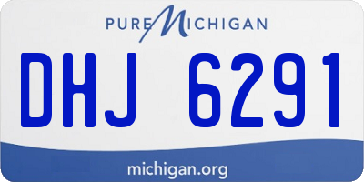 MI license plate DHJ6291