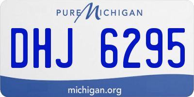 MI license plate DHJ6295
