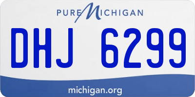 MI license plate DHJ6299