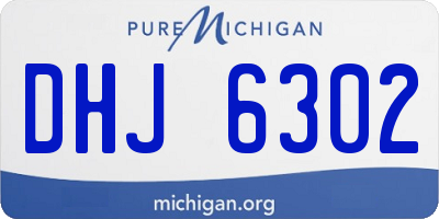 MI license plate DHJ6302