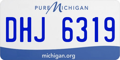 MI license plate DHJ6319