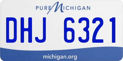 MI license plate DHJ6321