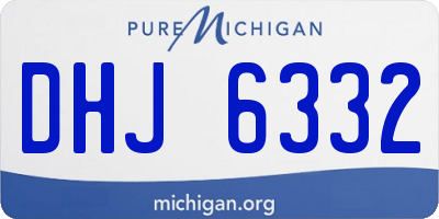 MI license plate DHJ6332
