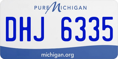 MI license plate DHJ6335