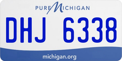 MI license plate DHJ6338