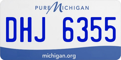 MI license plate DHJ6355