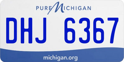 MI license plate DHJ6367