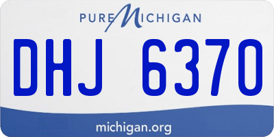 MI license plate DHJ6370