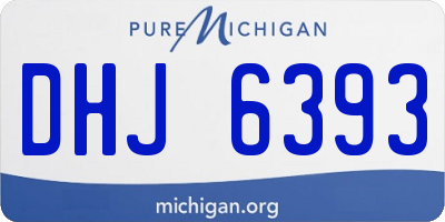 MI license plate DHJ6393