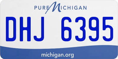 MI license plate DHJ6395