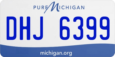 MI license plate DHJ6399