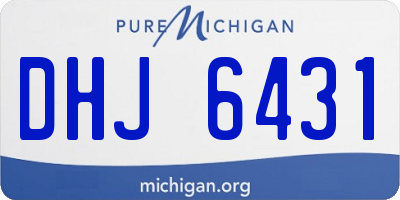 MI license plate DHJ6431
