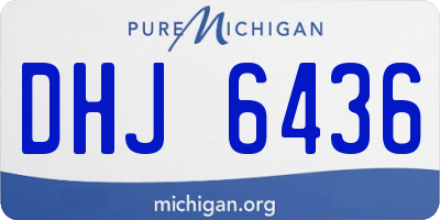 MI license plate DHJ6436