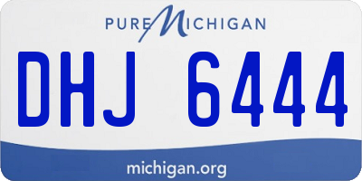 MI license plate DHJ6444