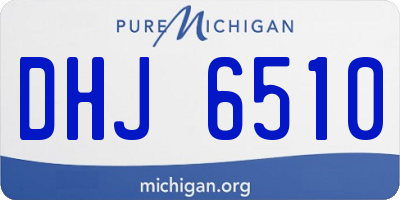 MI license plate DHJ6510