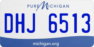 MI license plate DHJ6513
